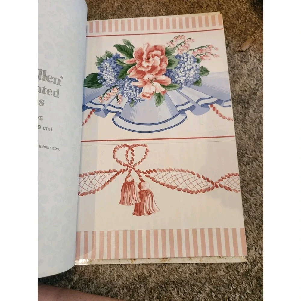Vintage Ethan Allen Wall Paper Sample Book Sophisticated Gardens Retail Display